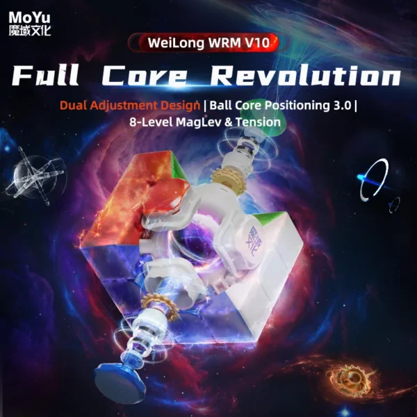 MoYu WeiLong WRM V10 3x3 Zeka Küpü - Görsel 2