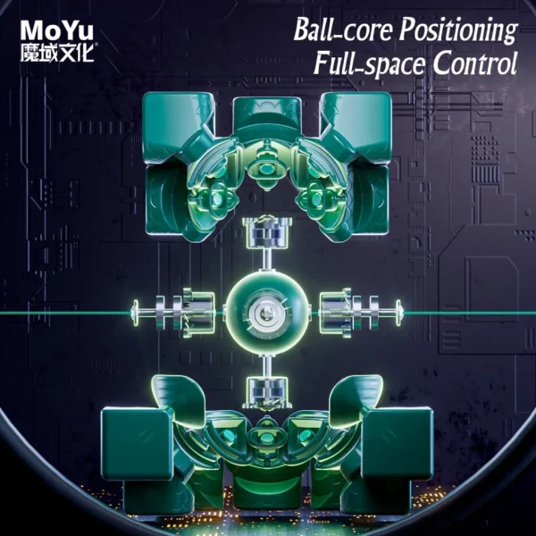 MoYu WeiLong WR M V9 3x3 Zeka Küpü - Görsel 5