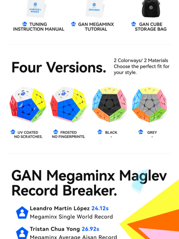 GAN Megaminx V2 Maglev - Görsel 16