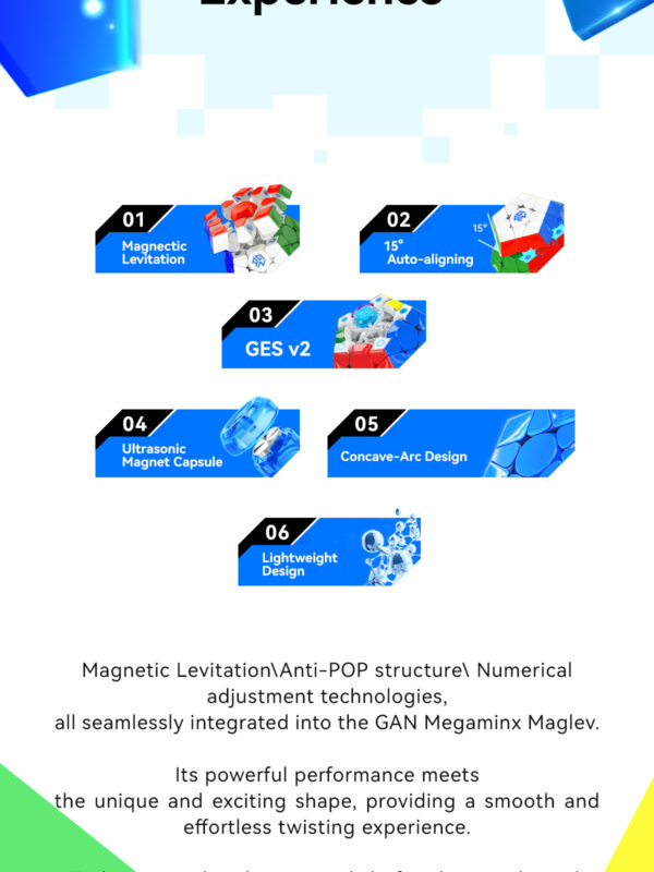 GAN Megaminx V2 Maglev - Görsel 5