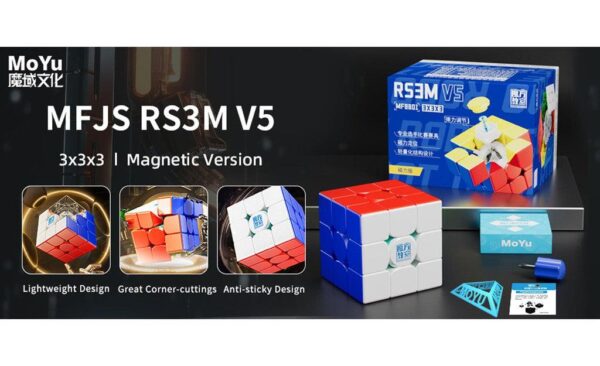 MoYu RS3 M V5 (Magnetic) 3x3 Zeka Küpü - Görsel 7