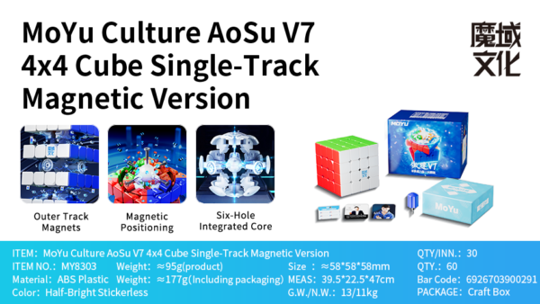 MoYu AoSu V7 4x4 Zeka Küpü - Görsel 2