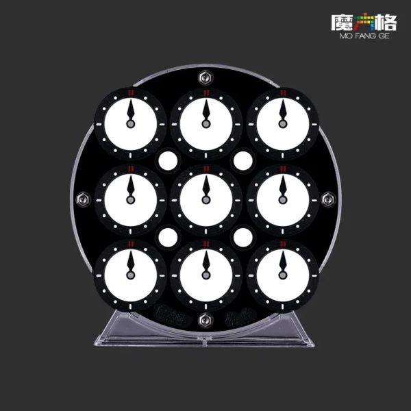 QiYi Magnetic Clock - Siyah - Görsel 2